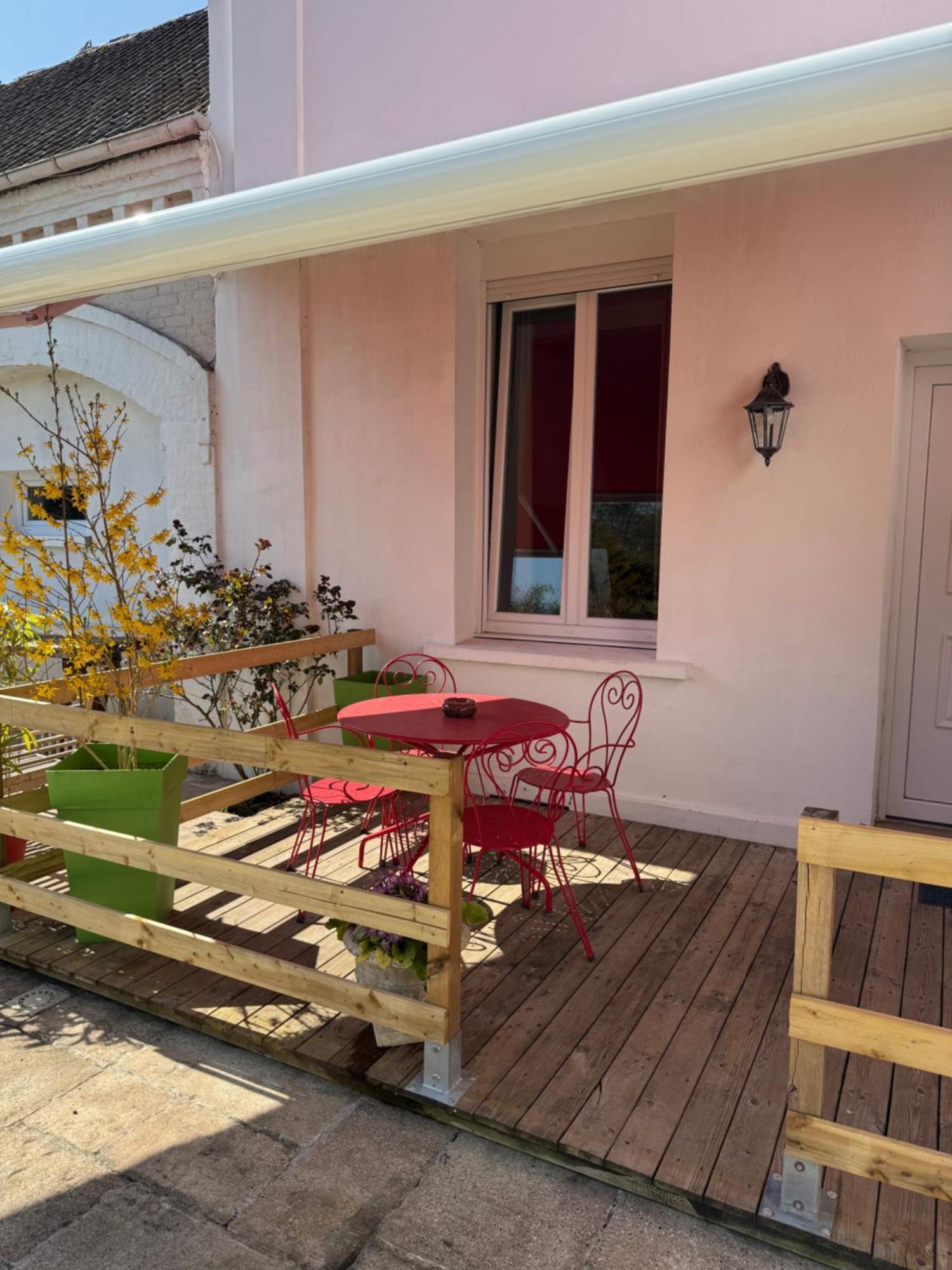 Bed and Breakfast Au Bois Dormant Huby-Saint-Leu Exterior foto